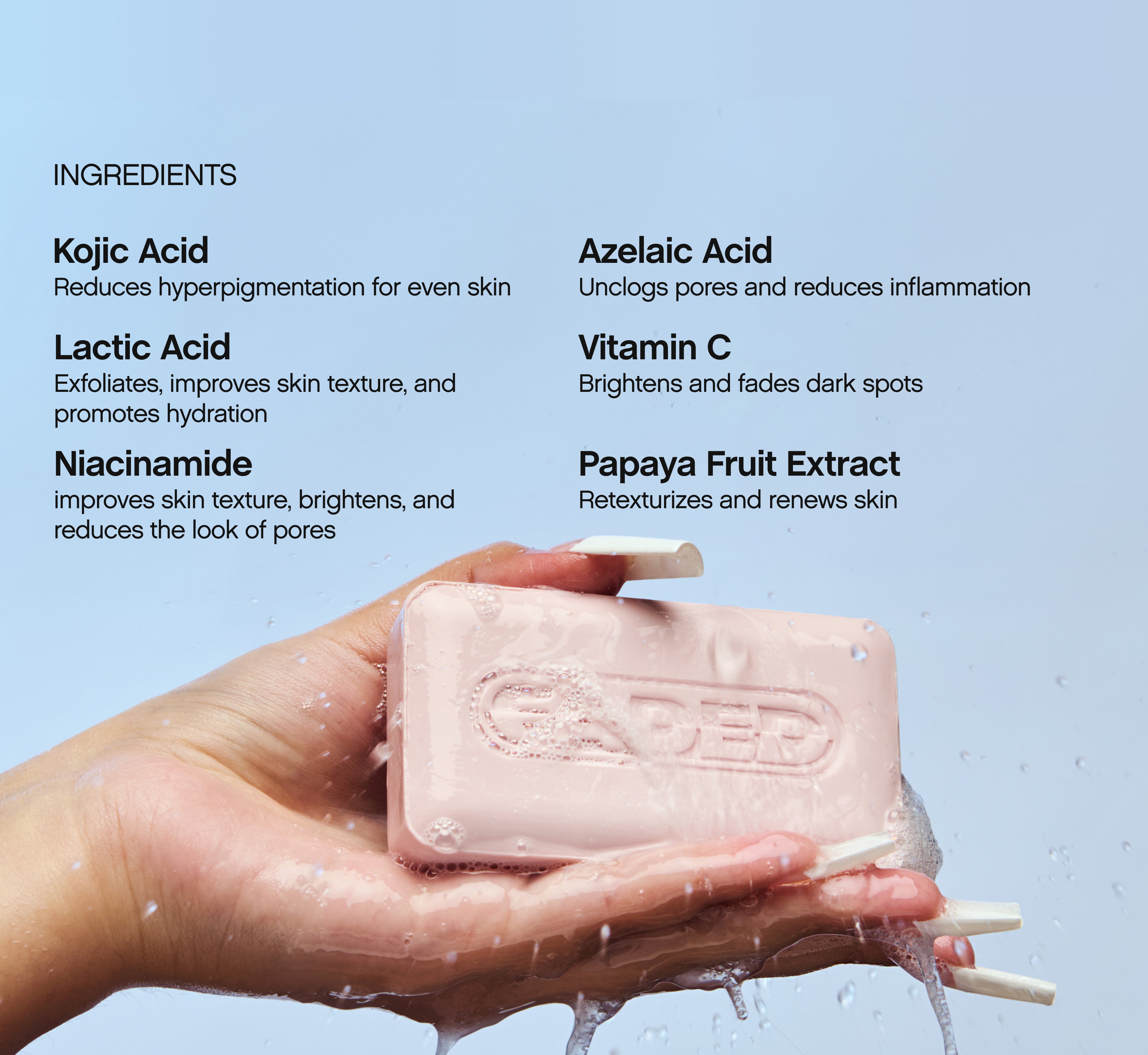 Faded Brightening Cleansing Bar
